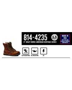 8 IN MOC BLK WEDGE