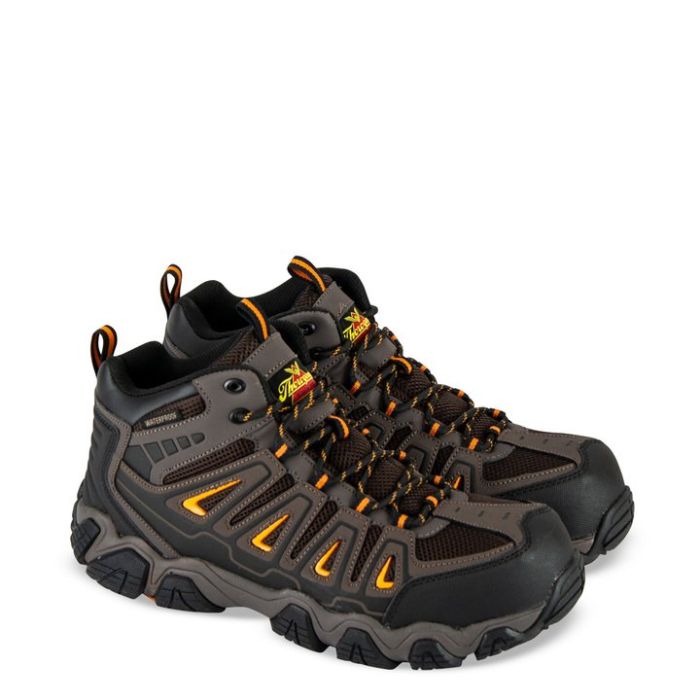 MID HIKER BRN W/P COMPTOE
