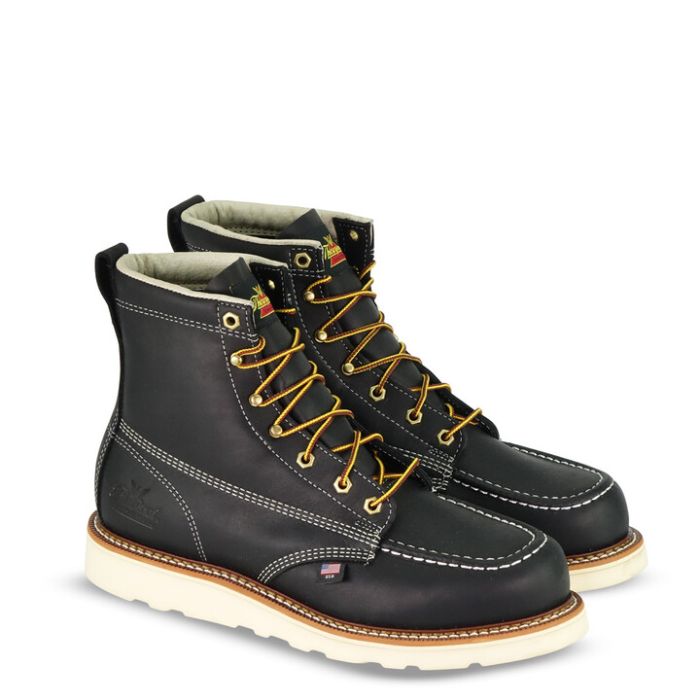 6IN BLACK MOC TOE