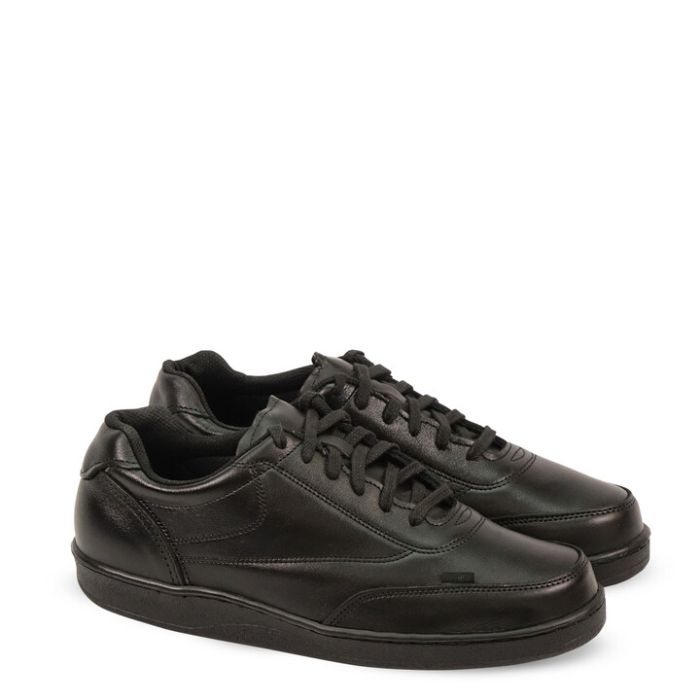 BLACK COURT SHOE